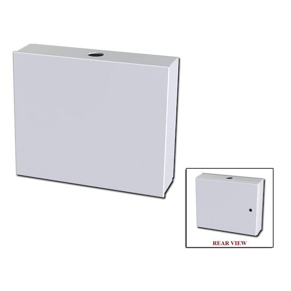 1/4 Turn Latch Electrical Enclosures, 20 in H, 6 in D, 24 in W, NEMA 3R, 4, 12, 13, Carbon Steel